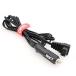 DRRI 12V DC Right Angle Duty Portable Compressor Mini Car Refrigerators Universal ThermoElectric Power Cable for Car, Truck, RV, BoatMobi ͢