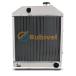 Rubivel C7NN8005H Radiator for Ford/New Holland Tractor 2000 2600 3000 3400 3500 3600 4000 4100 4400 530A 531, 3 Row Core All Aluminum Radi ͢����
