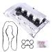 POTSCP 11127646555 Aluminum Engine Valve Cover with Gasket and Bolts Replacement for Mini Cooper S JCW R58 R59 R55 R57 R56 N14 1.6L Turbo E ͢����