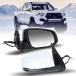 MOFOAP Right Passenger Side Mirror Fits 2016 2017 2018 2019 2020 2021 2022 Toyota Tacoma,Mirrors With Heated,Power Glass,Turn Signal,w/Blin ͢