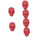 LIFKOME 6 Pcs Skull Car Sticker Funny Car Stickers Decorative Vehicle Stickers for Cars American Flag Motorcycle Decor Skull Shape Stickers ͢����