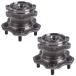 AUQDD 512373 x2 (For AWD Models) Rear Wheel Hub and Bearing Assembly Compatible With 2011-2017 Nis-san Juke, 08-20 Rogue, 17-22 Rogue Sport ͢����