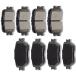 ANPART Front Rear Ceramic Disc Brake Pads Sets D908  D885 [8PCS] Compatible For Toyota Camry 2002-2006 ¹͢