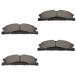 ANPART Front Ceramic Disc Brake Pads Sets D1611 [4PCS] Compatible For Ford 2013 2014 2015 2016 2017 2018 2019,For Lincoln 2013 2014 2015 20 ¹͢