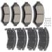 ANPART Front Rear Ceramic Disc Brake Pads Sets D699  D714 [8PCS] Compatible For Buick 1997-2005,For Cadillac 1997-2005,For Chevrolet 2000 ¹͢