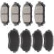 ANPART Front Rear Ceramic Disc Brake Pads Sets D929  D1004 [8PCS] Compatible For Saab 9-2X 2005-2006,For Subaru Impreza 2003-2007 ¹͢