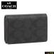  Coach COACH футляр для визитных карточек футляр для карточек мужской signature кожа PVC машина f затемненный let 91633 F91633