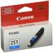 ���¹�͢���ʡ�CLI251 Cyan Ink Tank [] Canon CLI 251 Cyan Compatible to iP7