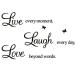 Rertcioph Live Every Moment,Laugh Every Day,Love Beyond Words,Wal ¹͢