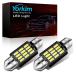 Yorkim 6418 LED Bulb, 36mm LED Bulb 6500K White Super Bright Int ¹͢