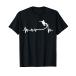 [ параллель импортные товары ]Skateboard Skater Skaterramp Skating Heartbeat Skateboarder T Sh