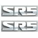 Pair Set SR5 Emblem 3D Metal Side/Rea V6 SR5 Trunk Decal Allloy  ¹͢