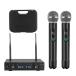 GUDEHOLO Wireless Microphone System with case, Metal UHF Dual Han ¹͢