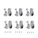 ¹͢ʡۥХ륯åȥåɥɥݡ 15mm x 30mm ɥ֥֥饱å ᥿åɥۥ ѵ 