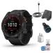 [ параллель импортные товары ]Garmin ( Garmin ) Fenix 7X солнечный выпуск смарт-часы s rate серый черный частота (51mm)
