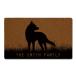 ���¹�͢���ʡ�SGBASED Doormat Funny Doormat Wolf Entrance Floor Mat Rubber Non