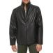 ���¹�͢���ʡ�Dockers Men's The Dylan Faux Leather Racer Jacket, Black with Bi