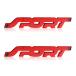 ���¹�͢���ʡ�2 Pack 3D Metal Car Sport Sticker, Sport Logo Emblem Badge Decal