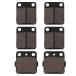 ¹͢ʡFront&Rear Brake Pads for Yamaha Warrior 350 1989 2004 Banshee 3