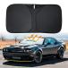 ���¹�͢���ʡ�D Lumina Windshield Sunshade for 2015 2022 Dodge Challenger Coup