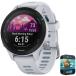 [ параллель импортные товары ]Garmin 010 02641 21 Forerunner 255 Music GPS Smartwatch Whitesto