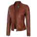 [ параллель импортные товары ]Blingsoul Leahter Jacket For Women | [1314986] Carrie Cognac, 2X