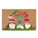 ¹͢ʡADJ Anti Slip Door Mat   Cartoon Pattern Text Christmas Letters
