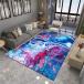 Large Abstract Art Area Rug,3x4ft, Blue and Purple Marble Painti ¹͢