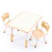 ¹͢ʡKids Table and Chair Set with 2 Seats Height Adjustable Children