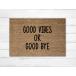 ���¹�͢���ʡ�Welcome Rectangular Door Mat Alphabet Good Vibes Or Good Bye Entr���¹�