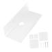 ¹͢ʡZerodeko 1pc Floating Shelf Clear Wall Shelves Wall Mount Shelf