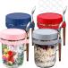 ���¹�͢���ʡ�Overnight Oats Containers Jars with Lids And Spoon 16 oz Glass Ma