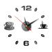 ¹͢ʡMOFUCA 3D DIY Wall Clock, Kitchen Coffee Decor Wall Clocks Frame
