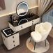 Makeup Vanity Desk with Bluetooth Speaker and Wireless Charging  ¹͢