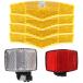 ���¹�͢���ʡ�WHAMVOX 1 Set Bicycle Reflector Bike Front and Rear Reflector Bi