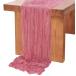 MODFUNS Rose Gold Cheese Cloth Table Runner 10ft Cotton Gauze Fa ¹͢