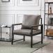 ¹͢ʡPetfu Faux Leather Armchair,Modern Single Sofa,Leisure Chair wit