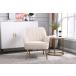 ¹͢ʡModern Mid Century Chair Velvet Sherpa Armchair for Living Room