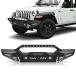 [ параллель импортные товары ]Peforway передний бампер 2018 2023 Jeep Wrangler JL &amp; Unlimited 20 23 Gl