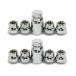 ¹͢ʡ Ltymbtgx 2 Set of   Lug Wheel Lock Nuts 7/16 Open End Bulge Acor