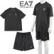  Emporio Armani EA7 выставить Soccer джерси - футболка шорты 7M001304-AF13537-UC001 черный мужской 