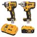 DEWALT 20V MAX ѥȥɥ쥹 2ġ륳ܥåȡ1/2ߥåɥ󥸤3/8ѥȡ5AhХåƥ꡼ӽŴդ (DC
