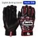 Franklin(�t�����N����) �W���j�A �o�b�e�B���O�O���[�u Digitek Batting Gloves Youth Gray/Black/Red �q�� ���[�X
