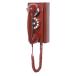 Crosley CR55-RE Wall Phone with Push Button Technology, Red