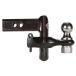 Trimax 6 -inch Deluxe powder coat black forged steel adjustment possibility hitch TRZ6PB, box package 