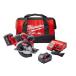 Milwaukee M18 Fuel 2782-22 Cordless Circular Saw Kit, 5-3/8 to 5-7/8 in Blade, 20 mm Arbor/Shank, 18 VDC, M18 Lithium-Ion Battery, Right Blade Side
