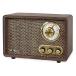 Victrola retro wood Bluetooth FM/AM radio, rotary dial attaching. VRS-2800-ESP