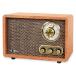 Victrola retro wood Bluetooth FM/AM radio, rotary dial attaching. VRS-2800-WLN