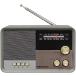 Crosley CR3036D-CL Tribute Vintage AM/FM Bluetooth Radio, Charcoal