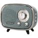 Crosley CR3039A-TN Rondo Retro Portable Rechargeable Bluetooth Speaker, Tourmaline